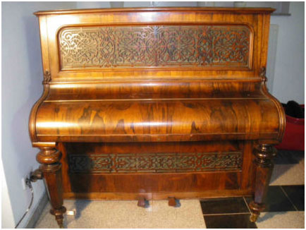 Pianino John Broadwood & Sons 1863 Pianino John Broadwood & Sons 1863