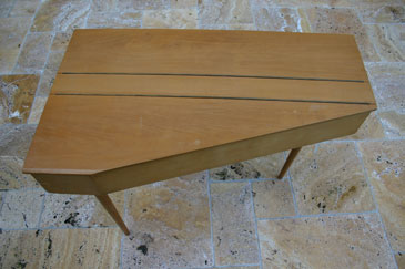 Kleinspinett Maendler-Schramm, Aufsicht, geschlossen, von hinten Kleinspinett Maendler-Schramm, Aufsicht, geschlossen, von hinten